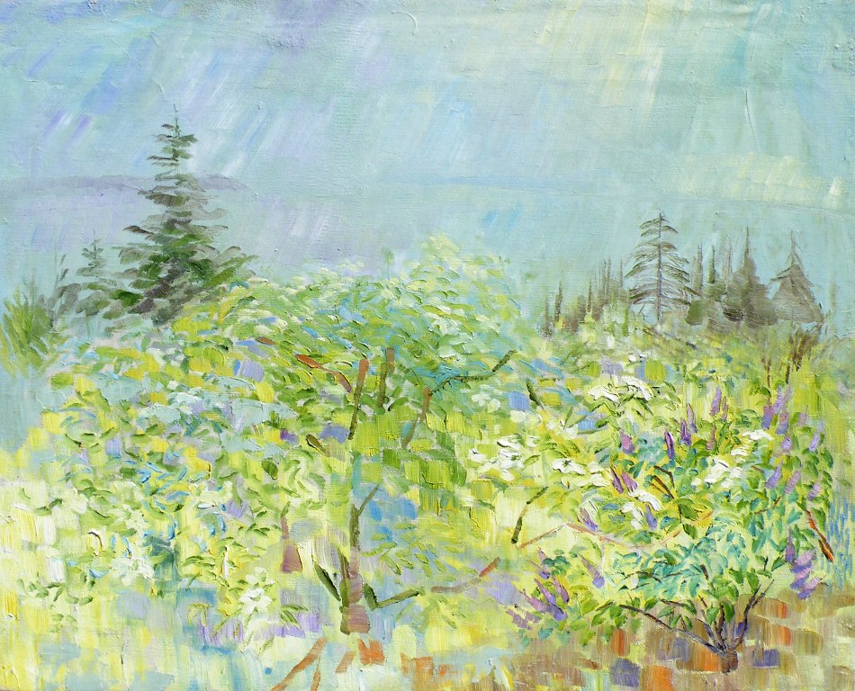 Irene Hoffar Reid ~ 1966<br />26 in x 32 in  ~ oil on canvas