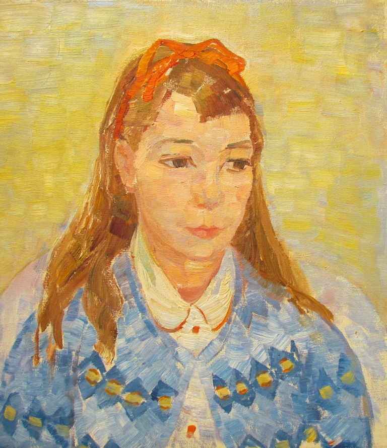 Irene Hoffar Reid ~ 1955<br />18 in x 16 in  ~ oil on canvas