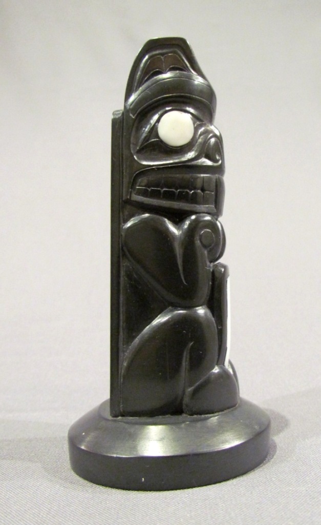 Alfred Wesley ~ 1979<br />4 in x 2 in  x 2 in  ~ argillite