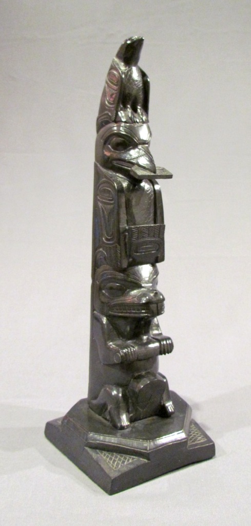 Rufus Moody ~ 1960<br />11.5 in x 4 in  x 3 in  ~ argillite